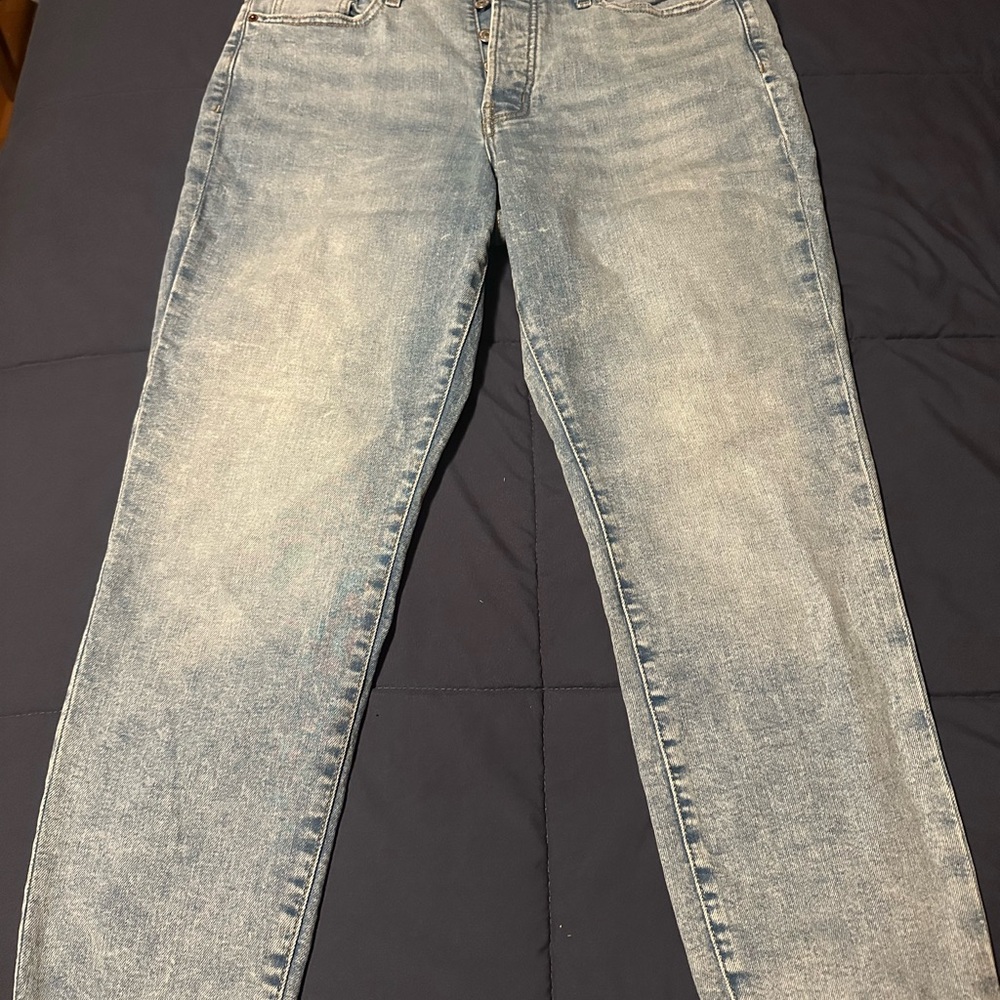 Old Navy Women's Straight Leg Jeans - Light Blue